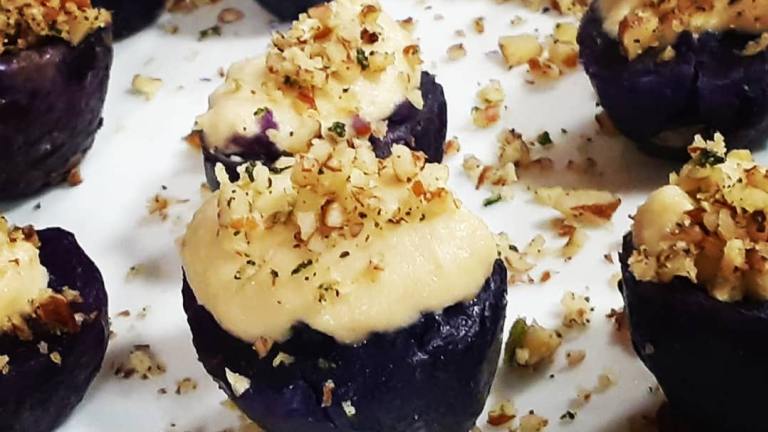 Purple Potatoes With Cashew Cream (Vegan Table) created by Ashley M.