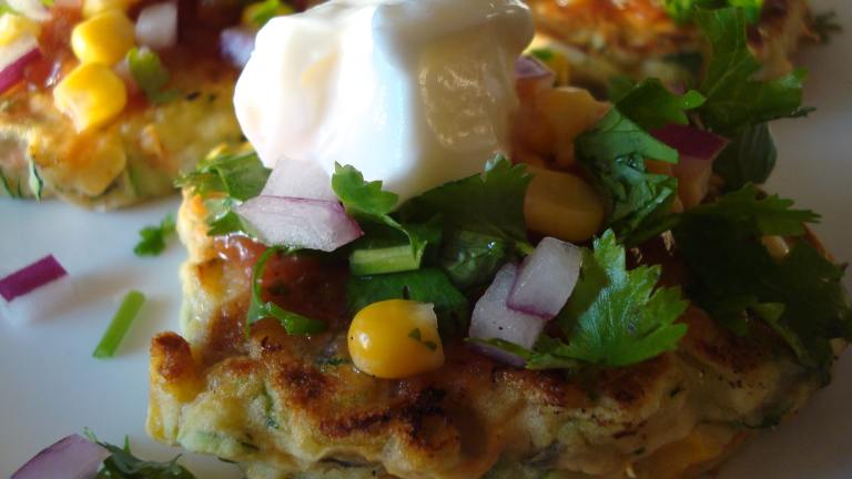 Vegetable Fritters With Corn Salsa (Can Be Gluten-Free) Created by Starrynews