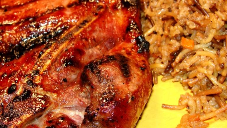 Pineapple Grilled Pork Chops created by diner524