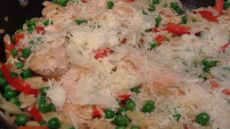 Caesar Chicken With Orzo Created by CIndytc