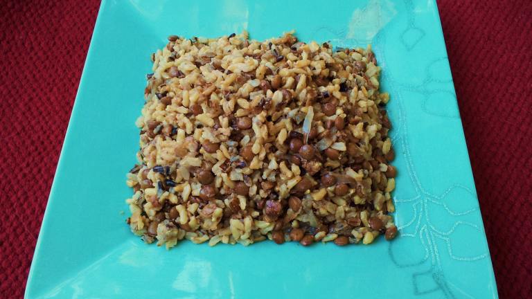 Rice Cooker Pilaf With Brown Rice, Lentils, and Wild Rice created by Futtimanette