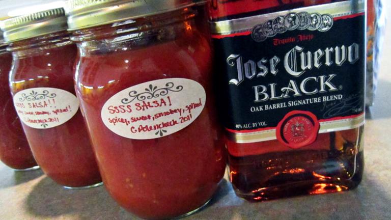 Spiked Smoked Salsa-- created by yogiclarebear