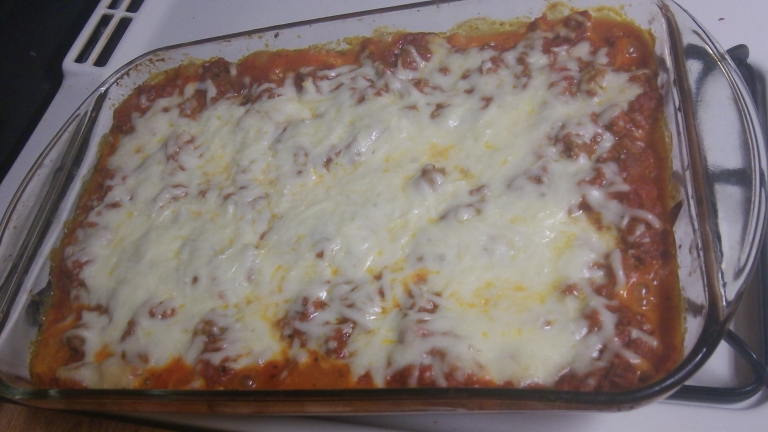 My Sweet Manicotti in Meat Sauce created by sweetina