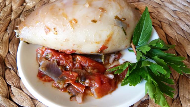 Squid Stuffed With Spinach and Herbs created by Artandkitchen