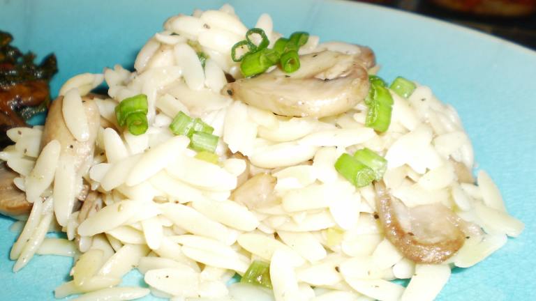 Orzo With Mushrooms created by breezermom