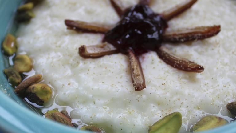 Persian Rice Pudding (Sheer Berenj) Created by COOKGIRl