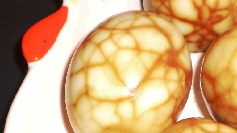 Indonesian Marbled Hard Boiled Eggs or Telur Pindang Created by Tisme