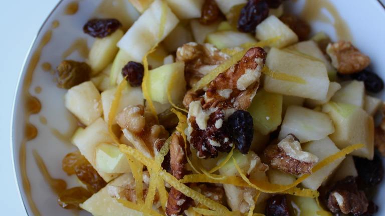 Apple Salad With Pomegranate Molasses Created by COOKGIRl