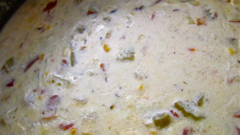 Chicken Corn Chowder With Green Chilis and Bacon Created by garden_cook