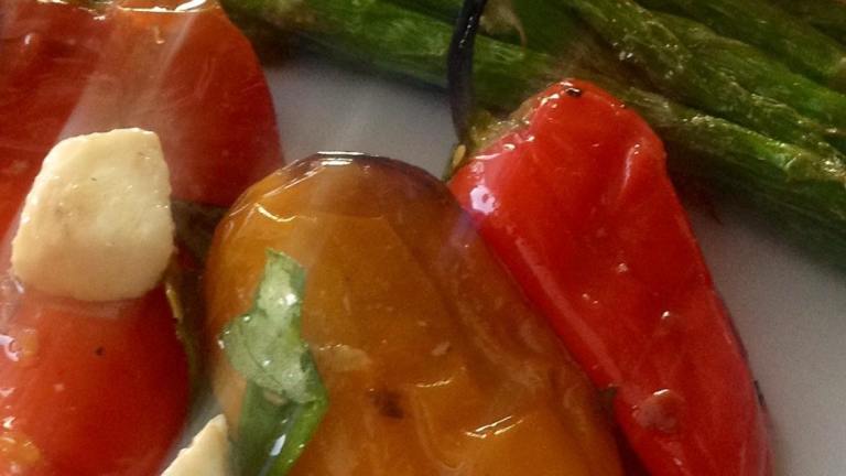 Marinated Peppers and Mozzarella Created by WiGal