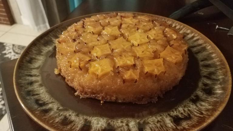 Star Fruit (Carambola) Upside-Down Cake created by anne l.
