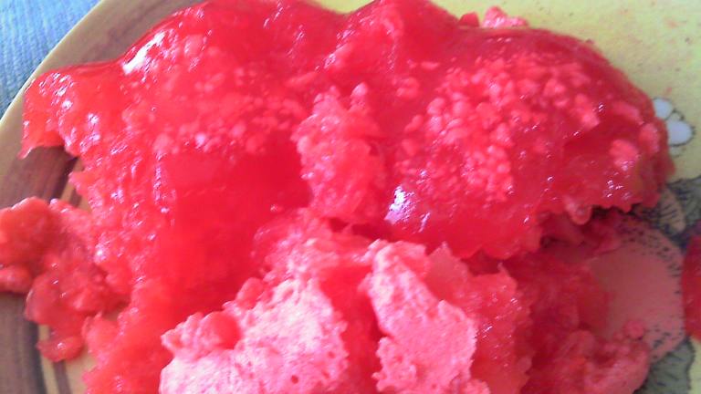 Pink Molded Salad Created by Dienia B.