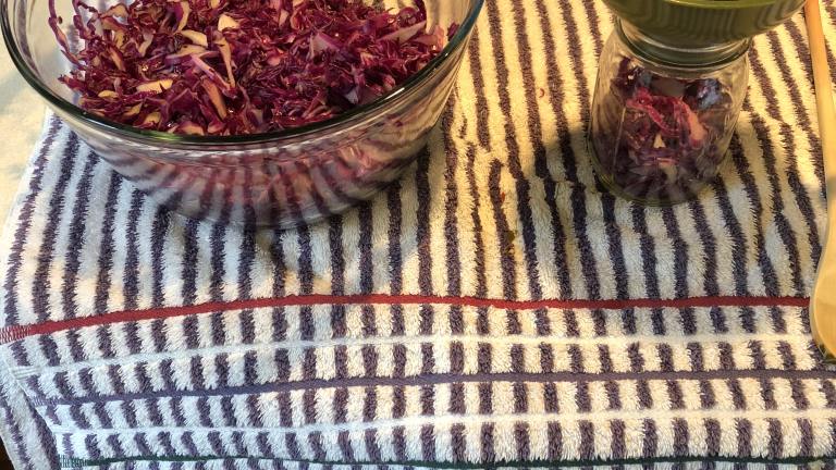 Canned Pickled Red Cabbage created by Deborah L.