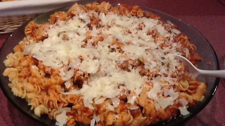 Rigatoni With Italian Sausage Created by CIndytc