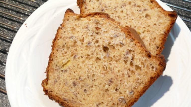 Easy Lower Sugar Banana Flax Bread created by Outta Here