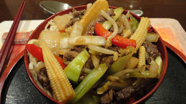 Spicy Chinese Stir Fry Beef Created by JoyfulCook