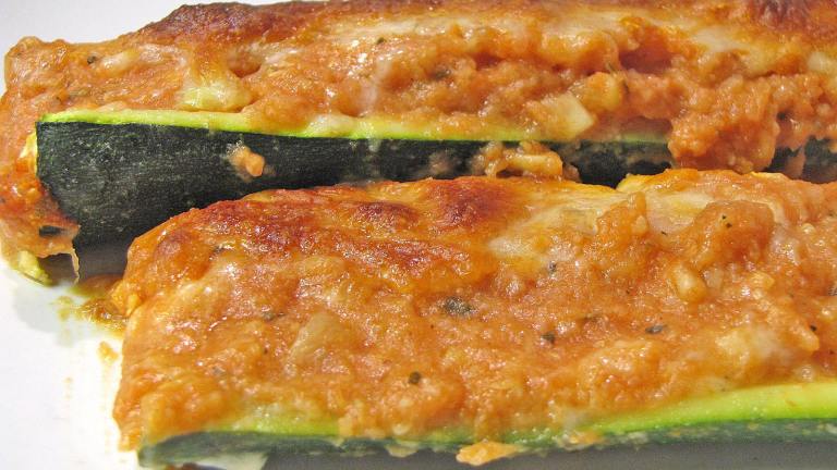 Zucchini Pizza Boats Created by loof751