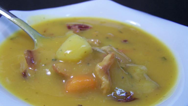 Non-Dairy, Creamy Vegetable Soup With Bacon Created by Diana 2