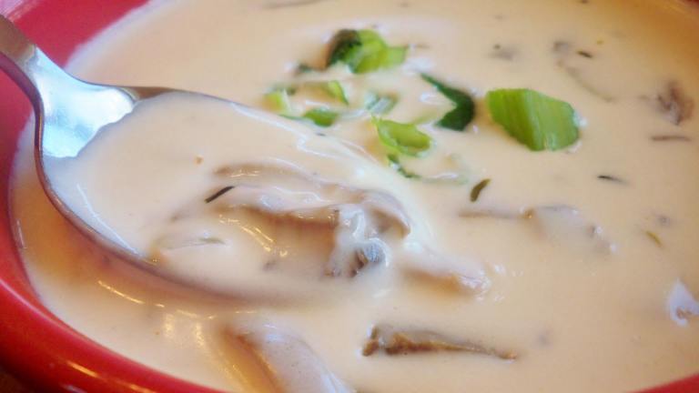 Creamy Mushroom Soup Created by Parsley
