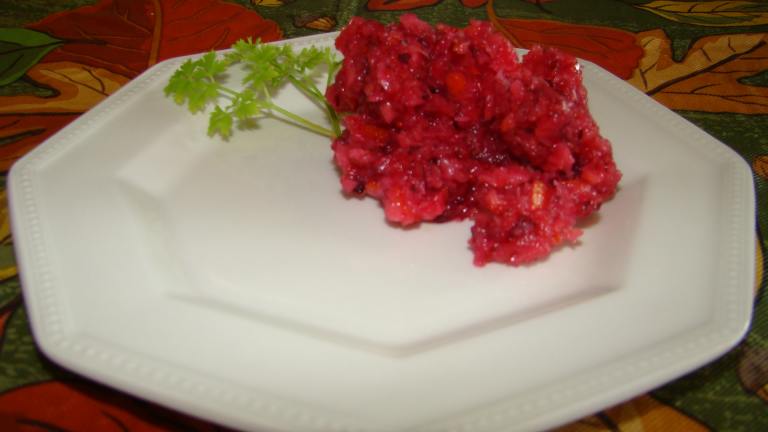 Grandma's Cranberry Relish Created by BearsFanJeff