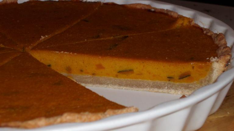 Golden Pumpkin Custard Pie Created by Lalaloula