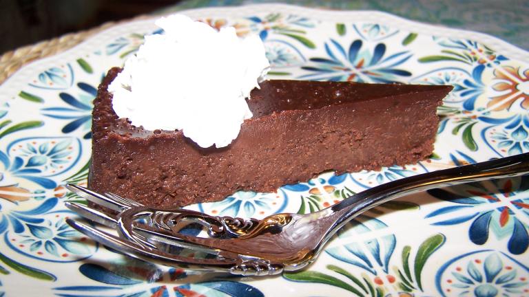 Chocolate Idiot Cake (Flourless Chocolate Cake) created by Chef PotPie