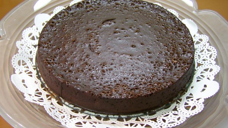 Chocolate Idiot Cake (Flourless Chocolate Cake) Created by Chef PotPie
