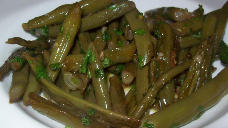 Fasoliyyeh Bi Zayt  (Syrian Green Beans With Olive Oil) Created by Jostlori