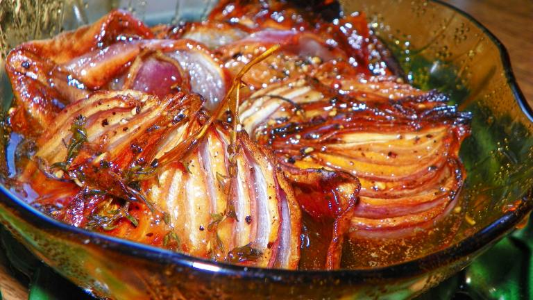 Roasted Onions With Honey and Balsamic Vinegar Recipe - Food.com