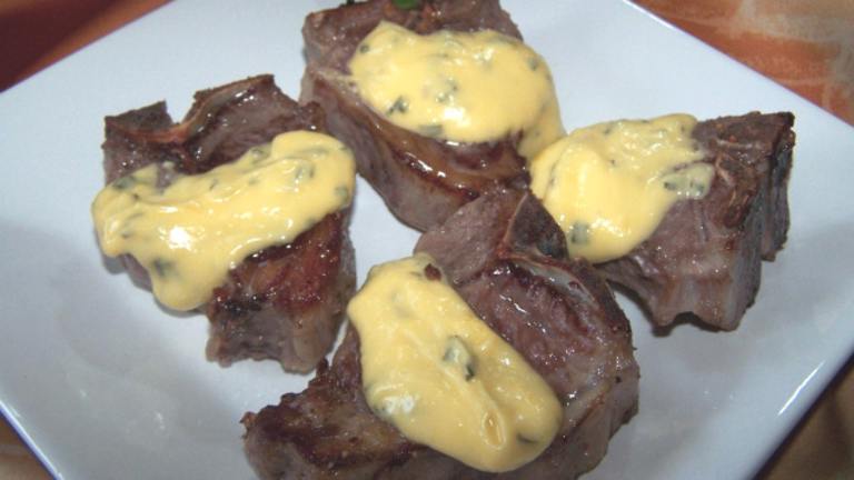 Lamb Chops With Minted Hollandaise Sauce Created by wicked cook 46