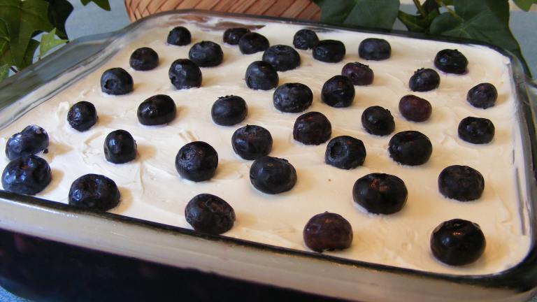 Blueberry Jello Salad Created by Seasoned Cook