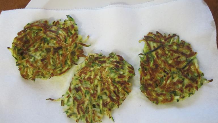 Vegan Zucchini Fritters Created by navybluespot