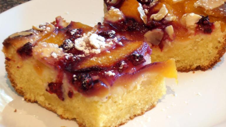 Peach - Raspberry Almond Cake created by Hanka