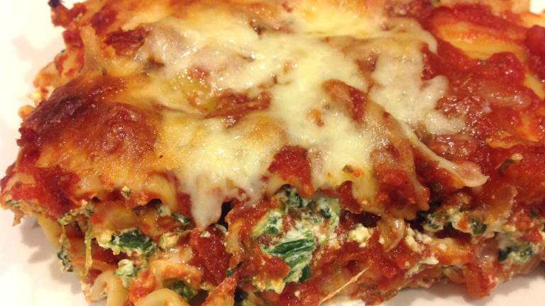 Popeye's Lasagna created by Dr. Jenny