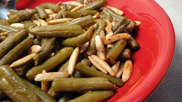 Fried Green Beans With Slivered Almonds created by Debbwl