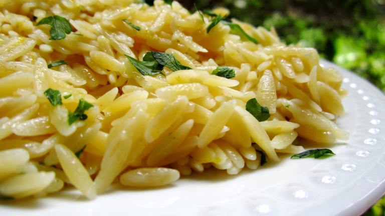 Orzo With Lemon and Parsley Created by gailanng