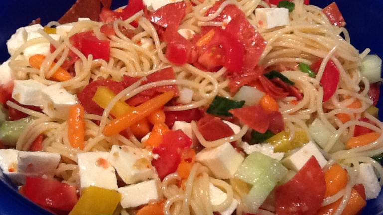 Cold Italian Spaghetti Salad Created by CIndytc