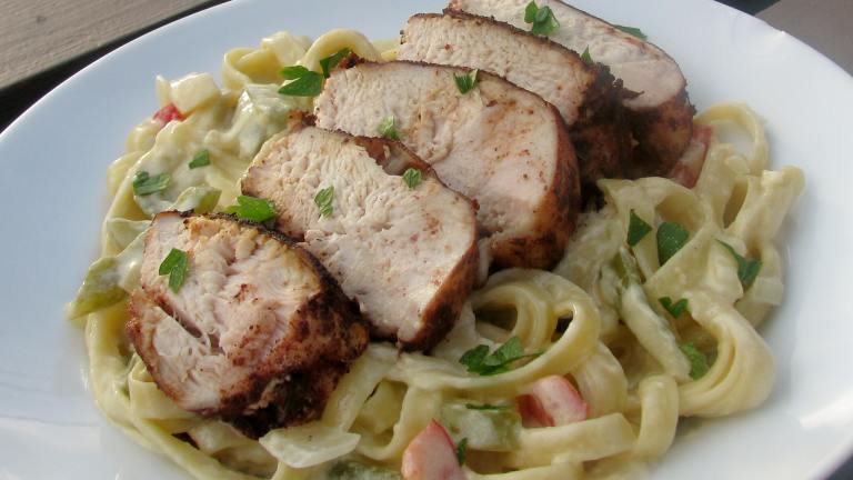 Blackened Chicken Alfredo created by lazyme