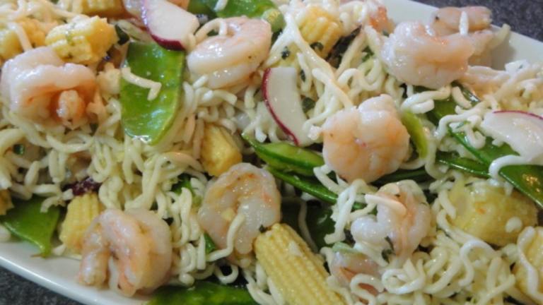 Ramen Noodle Shrimp Salad created by Muffin Goddess