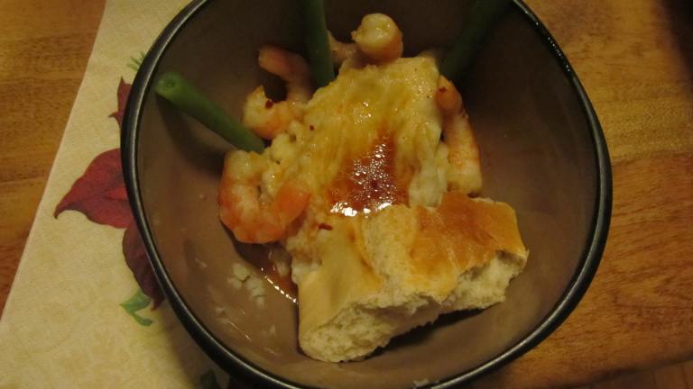 Garlic Butter Spice Shrimp With Mashed Potatoes Created by Momma Tags