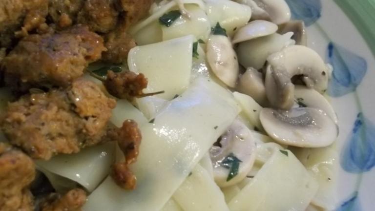 Pappardelle With Mushroom Sauce Created by rpgaymer