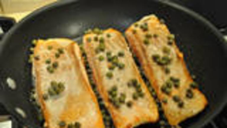 Pan Seared Salmon With Capers Created by ImPat