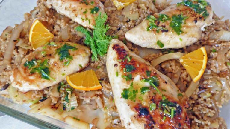 Chicken and Couscous With Fennel and Orange Created by Artandkitchen