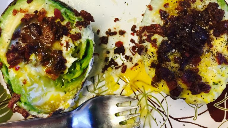 Egg in Avocado Hole created by Dagmar V.