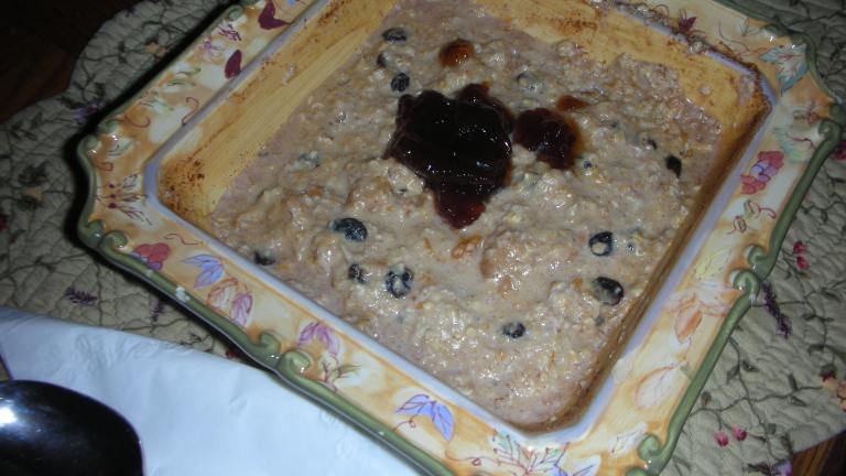 Peanut Butter and Jelly Oatmeal Created by JackieOhNo!