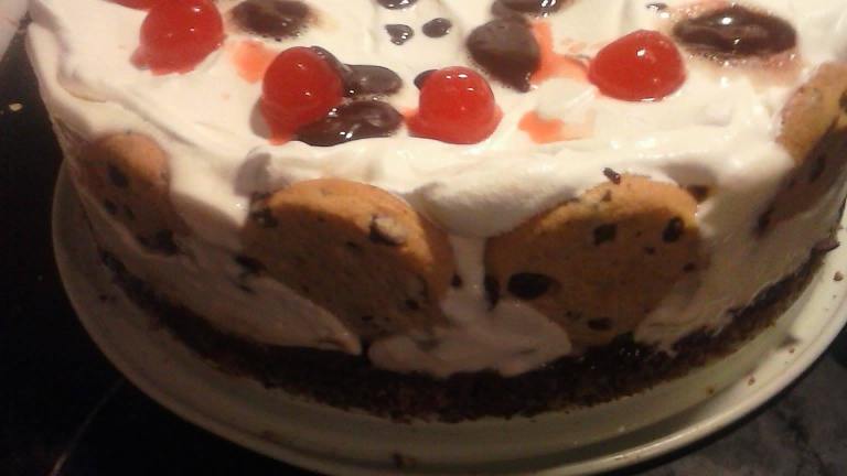 Chocolate Chip Cookie Ice Cream Cake created by ElizabethKnicely