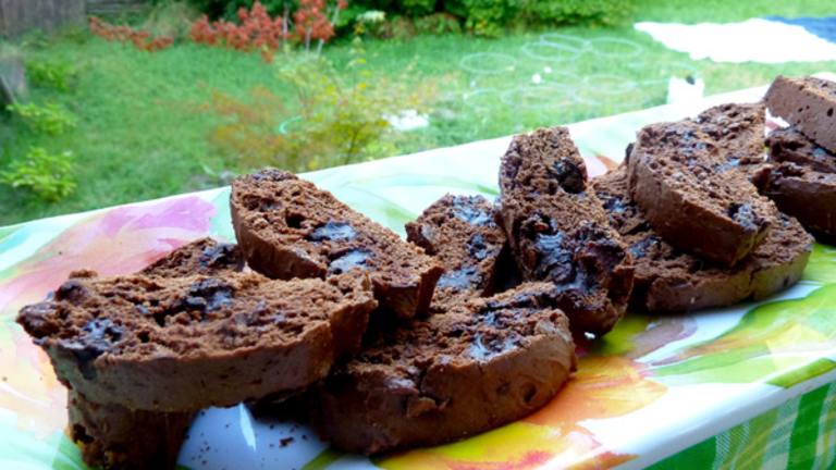 Mexican Dark Chocolate Biscotti Created by momaphet