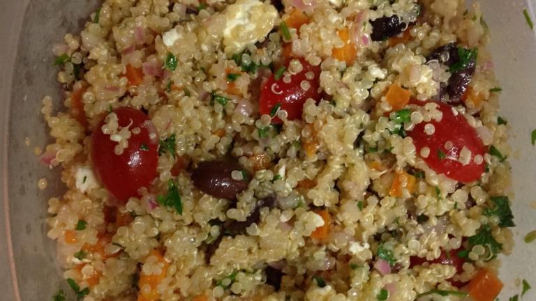 Mediterranean Quinoa Salad Created by Psalmsome