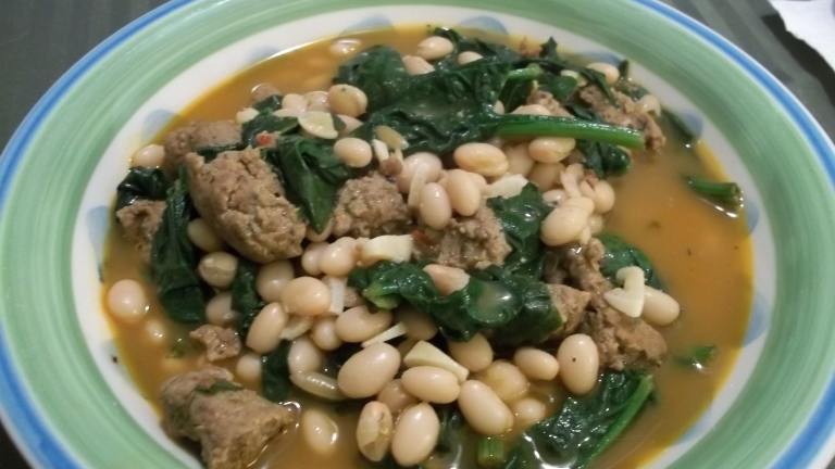 White Beans, Sausage, & Kale Stew Created by rpgaymer