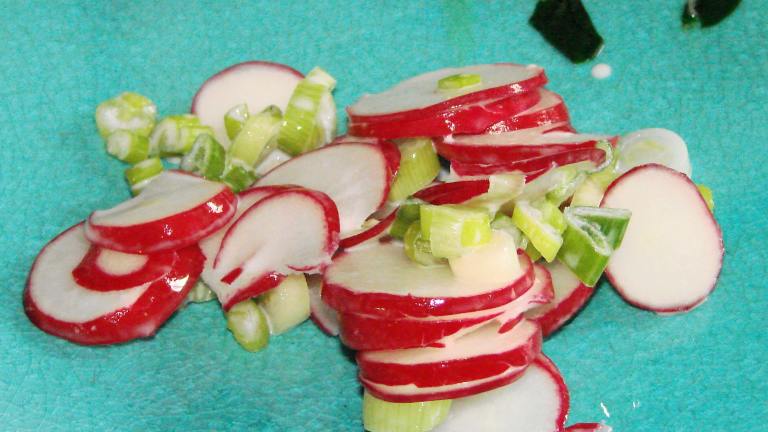 Radish & Scallion Salad created by Boomette